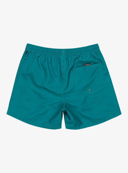 Quiksilver Everyday Solid Volley 15" Swim Shorts in Teal Green
