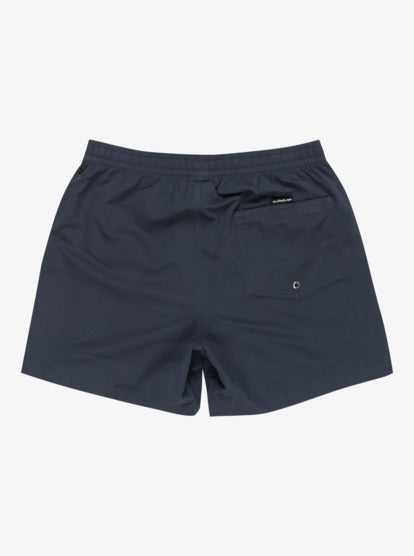 Quiksilver Everyday Solid Volley 15" Swim Shorts in Dark Navy