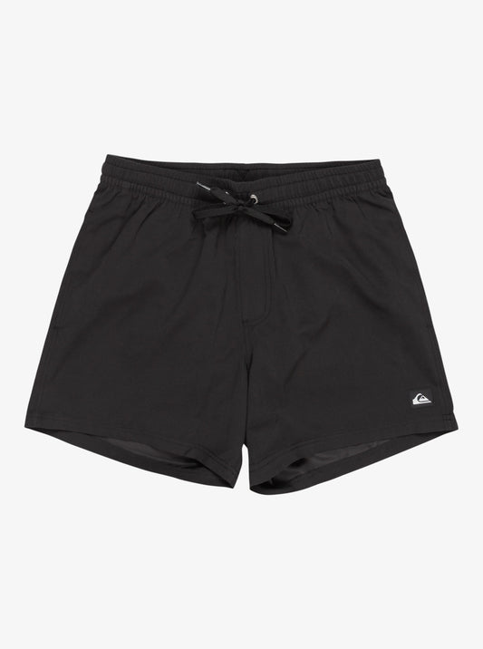 Quiksilver Everyday Solid Volley 15" Swim Shorts in Black