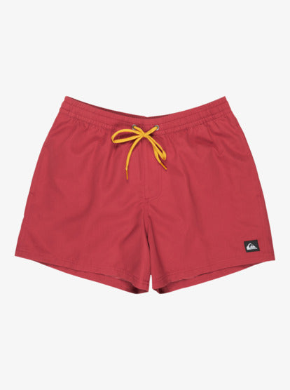 Quiksilver Everyday Solid Volley 15" Swim Shorts in Burnt Russet