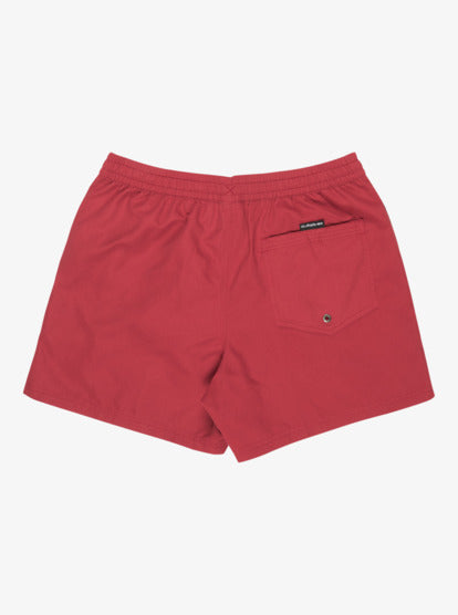 Quiksilver Everyday Solid Volley 15" Swim Shorts in Burnt Russet