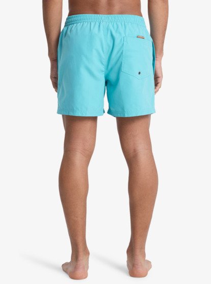 Quiksilver Everyday Solid Volley 15" Swim Shorts in Aqua