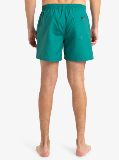Quiksilver Everyday Solid Volley 15" Swim Shorts in Teal Green