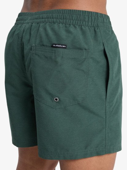 Quiksilver Everyday Solid Volley 15" Swim Shorts in Forest Heather