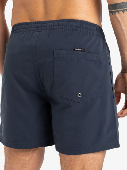 Quiksilver Everyday Solid Volley 15" Swim Shorts in Dark Navy
