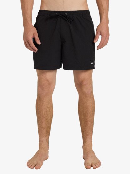 Quiksilver Everyday Solid Volley 15" Swim Shorts in Black