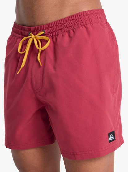 Quiksilver Everyday Solid Volley 15" Swim Shorts in Burnt Russet