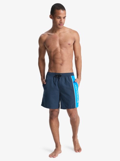 Quiksilver Everyday Clicker Volley 17" Swim Shorts in Dark Navy