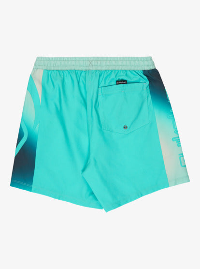 Quiksilver Everyday Holmes Volley 16" Swim Shorts in Aqua Holmes