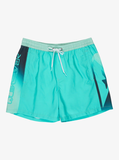 Quiksilver Everyday Holmes Volley 16" Swim Shorts in Aqua Holmes