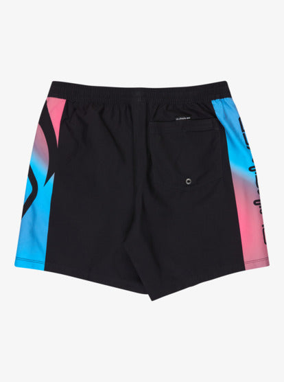 Quiksilver Everyday Holmes Volley 16" Swim Shorts in Black Holmes