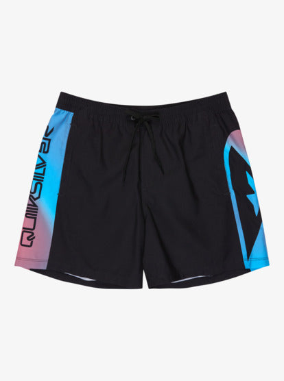 Quiksilver Everyday Holmes Volley 16" Swim Shorts in Black Holmes