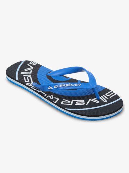 Quiksilver Molokai Screen Flip Flops in Dark Navy