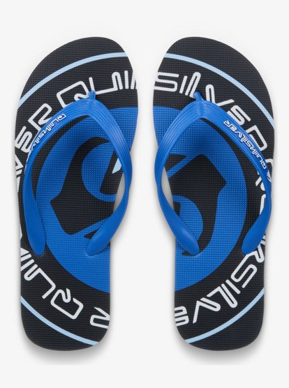 Quiksilver Molokai Screen Flip Flops in Dark Navy