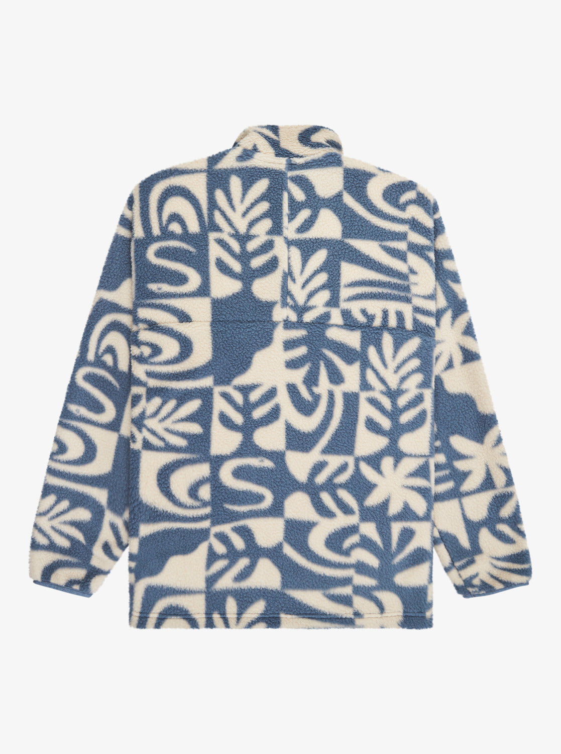 Quiksilver Clean Coast Full Zip Fleece in China Blue