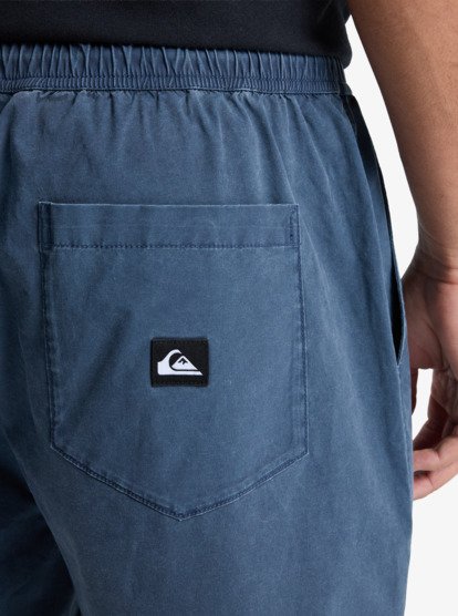 Quiksilver Taxer 19" Elasticated Shorts in Dark Navy