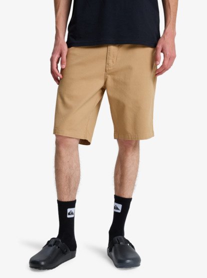 Quiksilver Union Straight 20" Shorts in Khaki