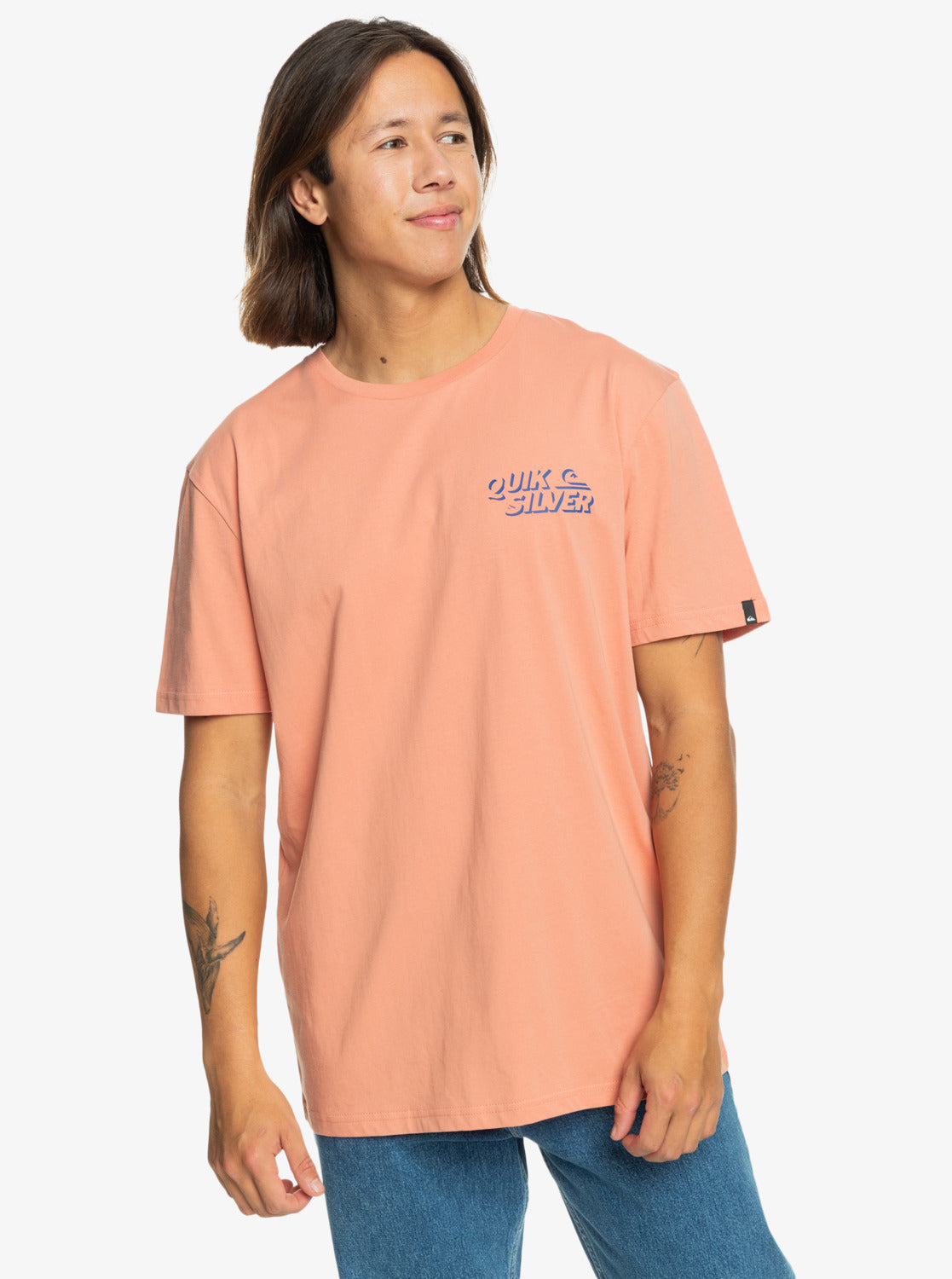 Quiksilver Shadow Knock T-Shirt in Canyon Clay