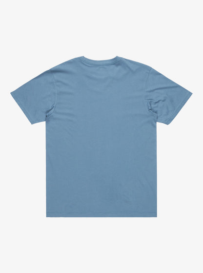 Quiksilver Evo Bubble Wrapped T-Shirt in Coronet Blue