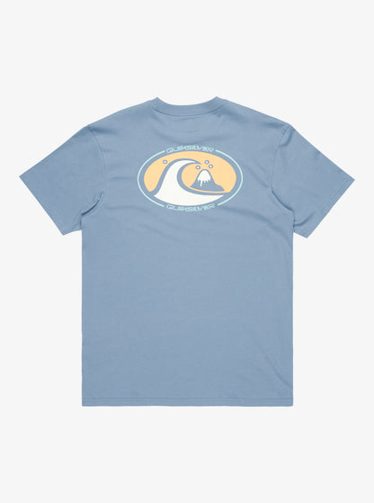 Quiksilver EV Flower Chaos T-Shirt in Coronet Blue