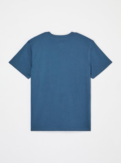 Quiksilver Mini Logo T-Shirt in Dark Denim