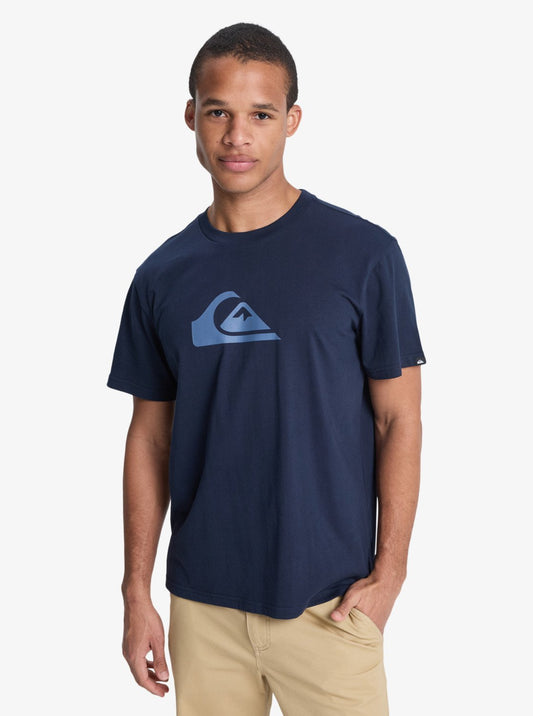 Quiksilver EV Comp Logo T-Shirt in Dark Navy