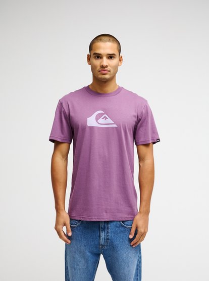 Quiksilver Comp Logo T-Shirt in Grape Jam