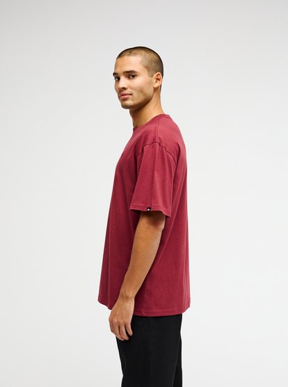 Quiksilver Salt Water T-Shirt in Oxblood Red