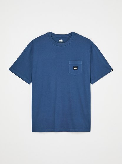 Quiksilver Salt Water Pocket T-Shirt in Dark Denim