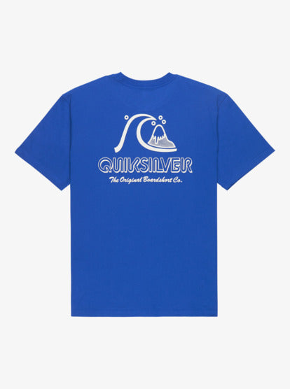 Quiksilver Evo Original T-Shirt in Monaco Blue