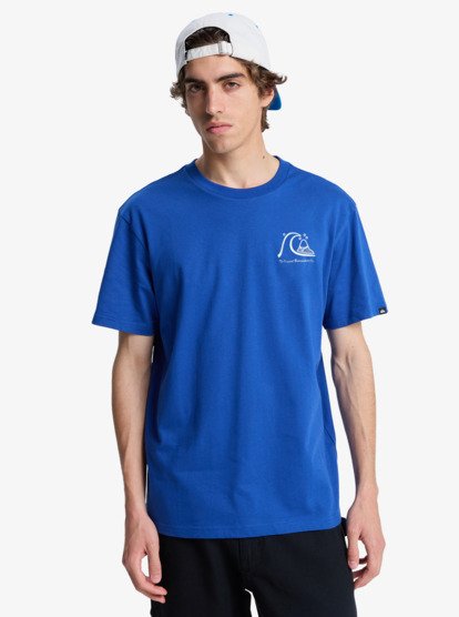 Quiksilver Evo Original T-Shirt in Monaco Blue