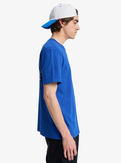 Quiksilver Evo Original T-Shirt in Monaco Blue