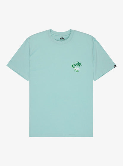 Quiksilver Learning From Nature T-Shirt in Blue Haze