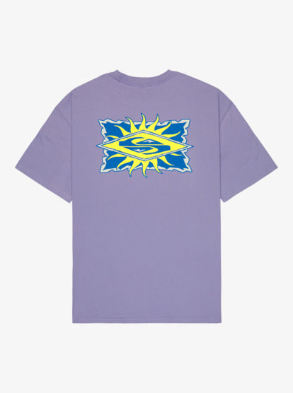 Quiksilver EV Starfish Stamp T-Shirt in Purple
