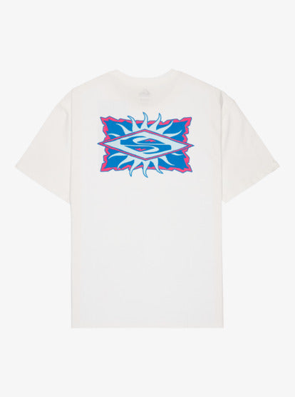 Quiksilver EV Starfish Stamp T-Shirt in Snow White