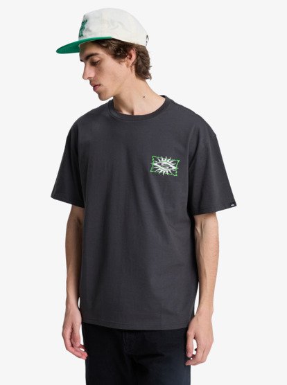 Quiksilver EV Starfish Stamp T-Shirt in Tarmac