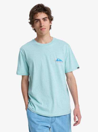 Quiksilver EV Barrel Paradise T-Shirt in Blue Haze