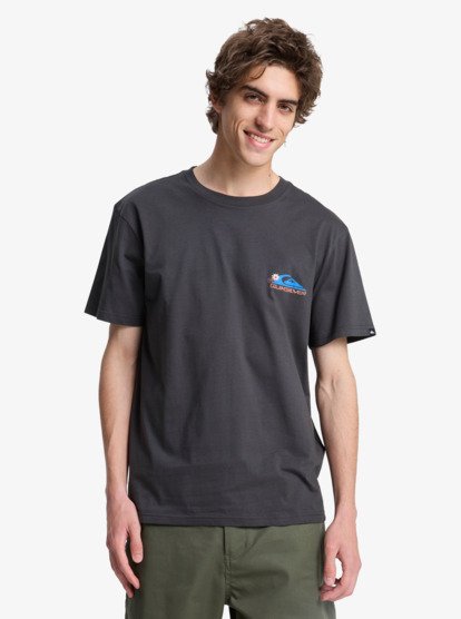 Quiksilver EV Barrel Paradise T-Shirt in Tarmac