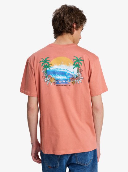 Quiksilver EV Barrel Paradise T-Shirt in Desert Sand