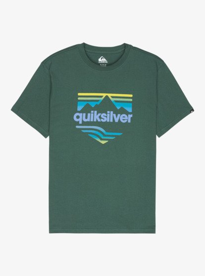 Quiksilver EV Horizon Fade T-Shirt in Forest
