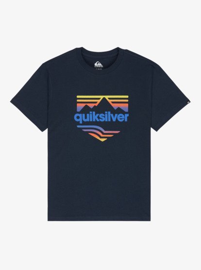 Quiksilver EV Horizon Fade T-Shirt in Dark Navy