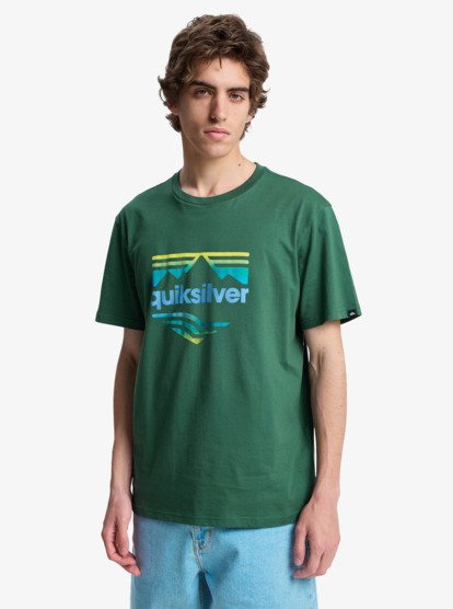 Quiksilver EV Horizon Fade T-Shirt in Forest