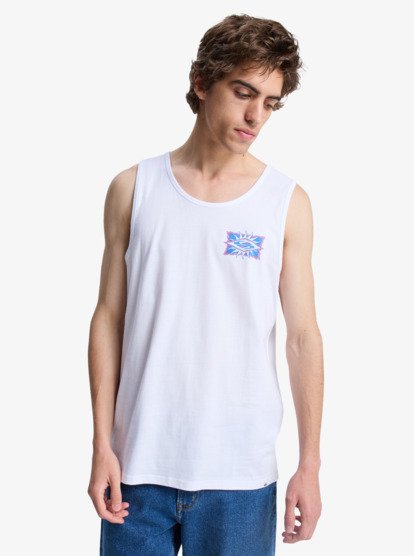 Quiksilver EV Starfish Stamp Tank in White