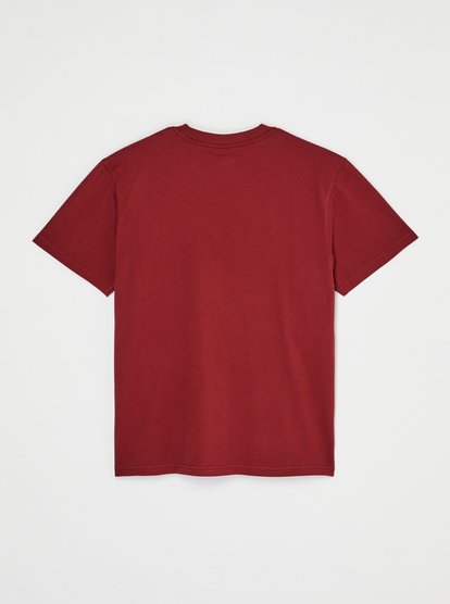 Quiksilver EV Vista T-Shirt in Oxblood Red