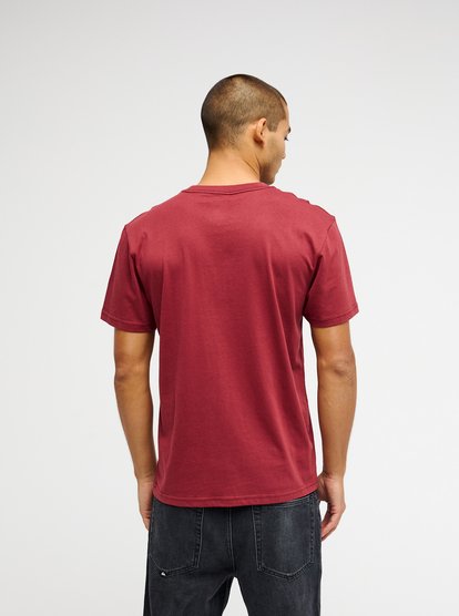 Quiksilver EV Vista T-Shirt in Oxblood Red
