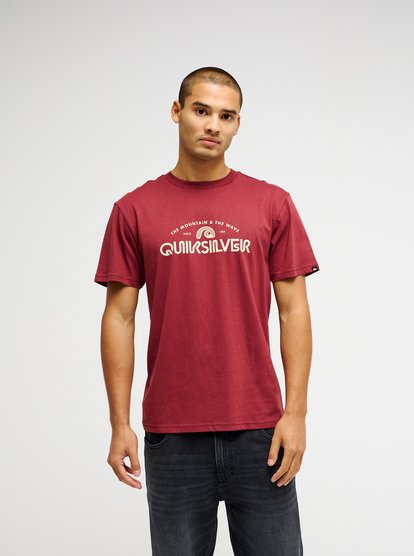 Quiksilver EV Vista T-Shirt in Oxblood Red