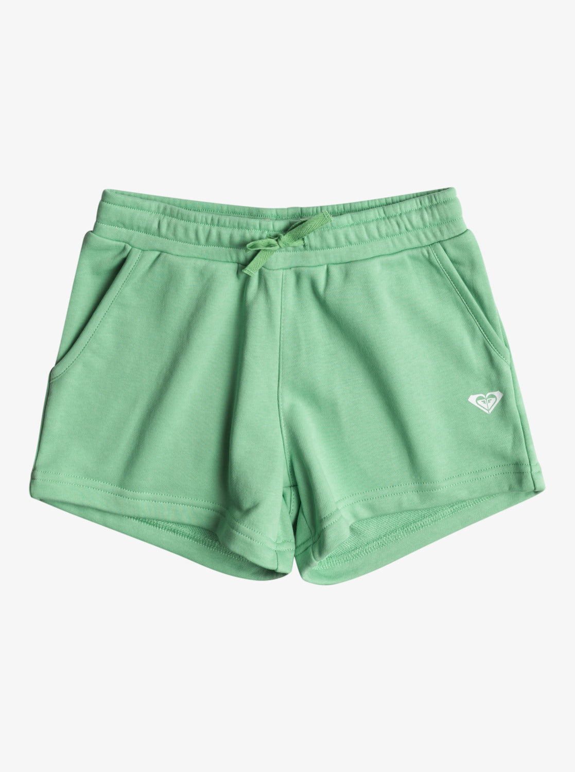 Roxy Surf Feeling Girls Jogger Shorts in Zephyr Green