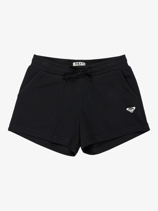 Roxy Surf Feeling Girls Terry Sweat Shorts in Anthracite