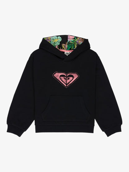 Roxy Hope You Trust Girls Hoodie in Anthracite