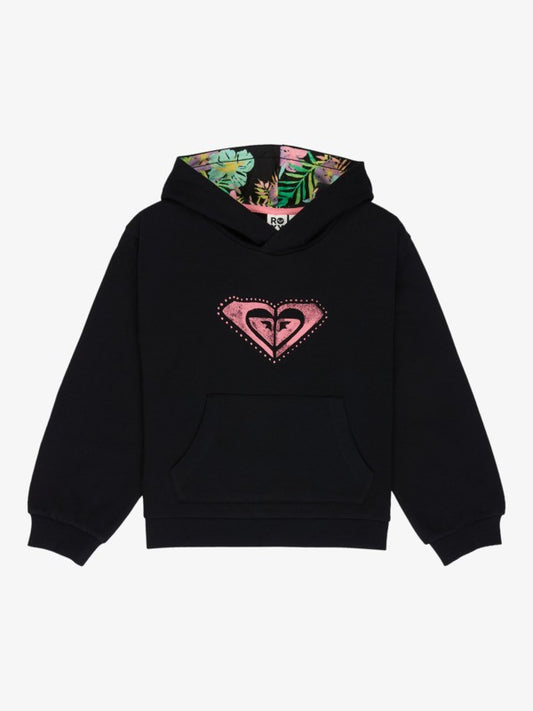 Roxy Hope You Trust Girls Hoodie in Anthracite